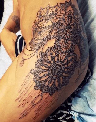 татуировка на бедре: чтобы сублимировать ваши изгибы