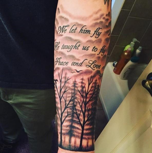Татуировки С Деревом