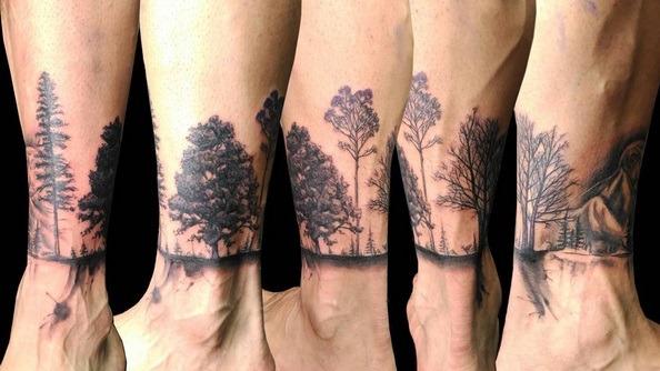 Татуировки С Деревом