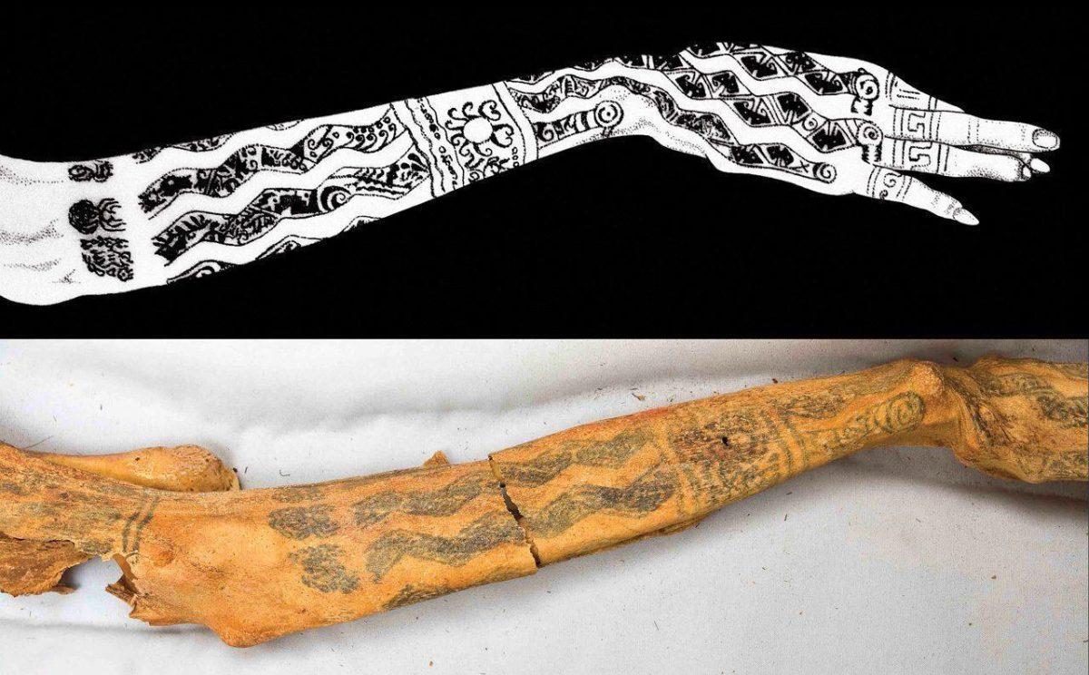 O mumie tatuată de peste 3 ani a fost descoperită în Egipt!