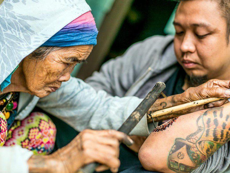 Ван Од, най-старият татуист в света