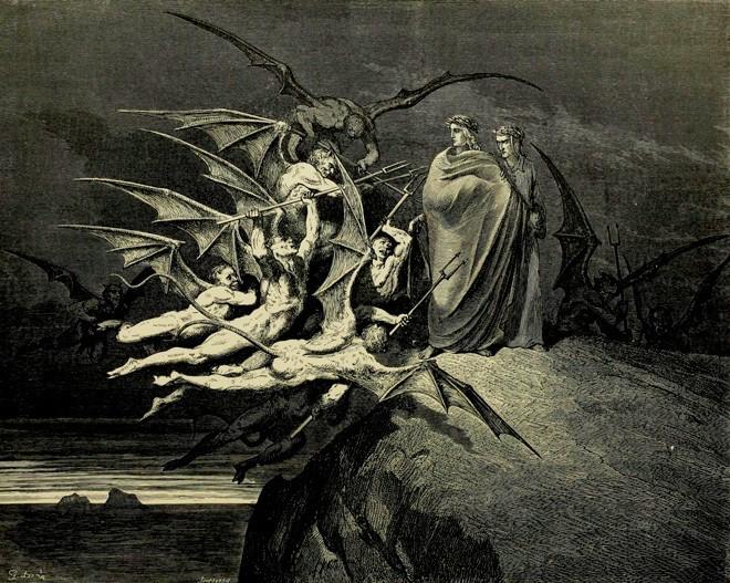 Visió de l'infern a la Divina Comèdia de Dante