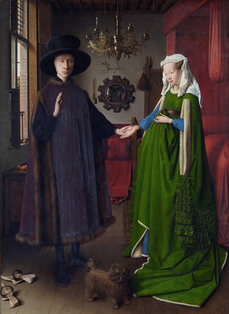 "Arnolfini Copula" by Jan van Eyck: secreta picturae patefacit