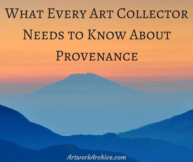 Что должен знать каждый коллекционер произведений искусства о провенансе