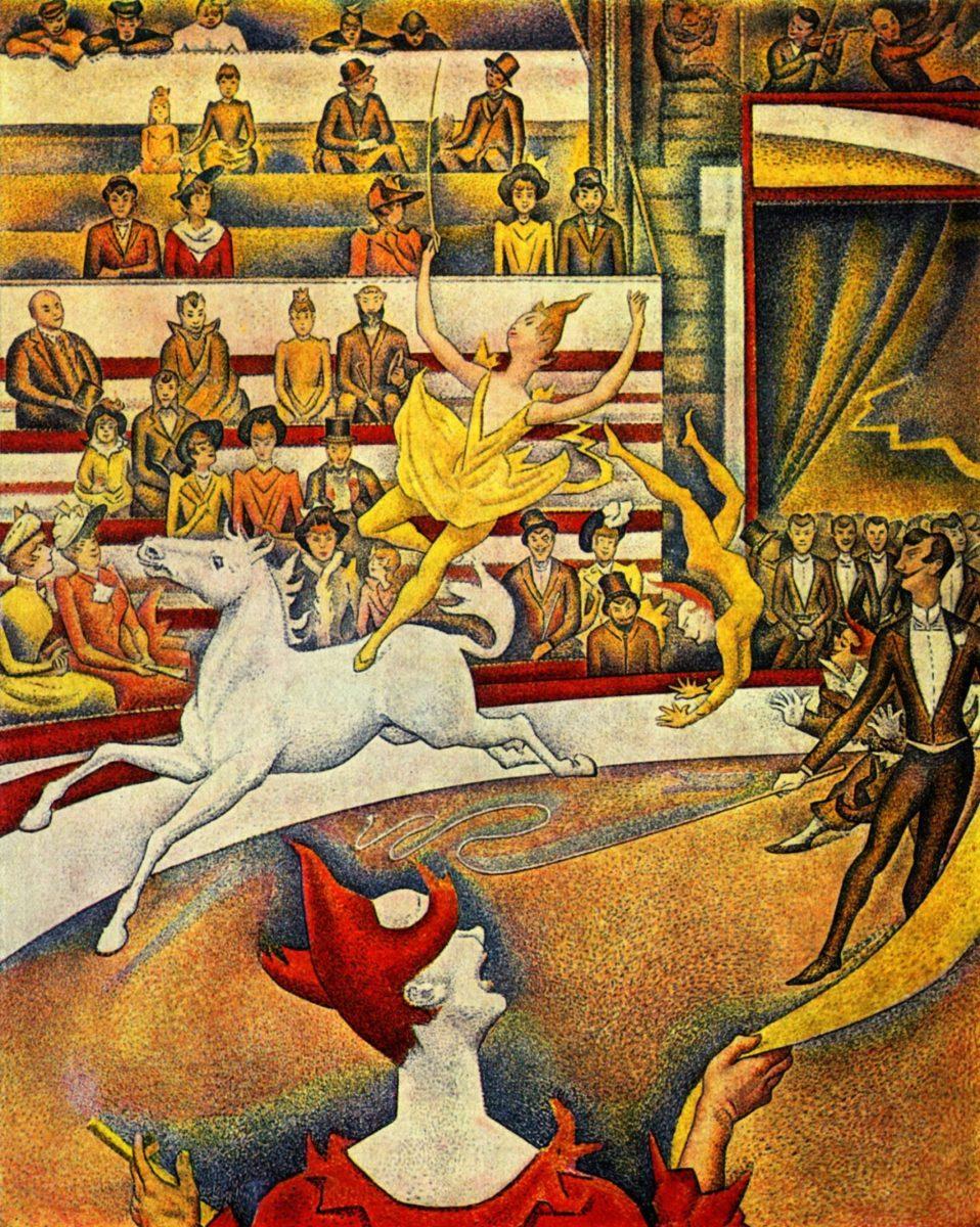 "Circus" na Georges Seurat