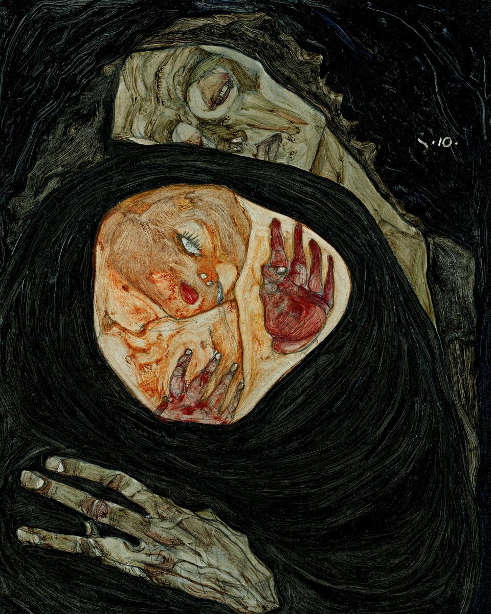 Egon Schiele. Vipaji vingi, wakati mdogo