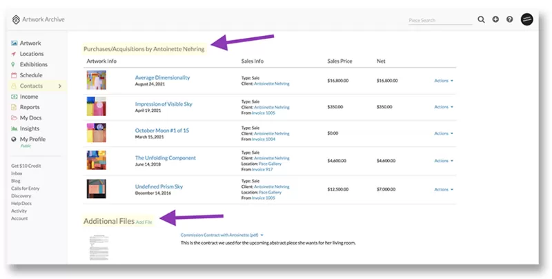 Художники используют CRM Artwork Archive, чтобы работать эффективнее и процветать