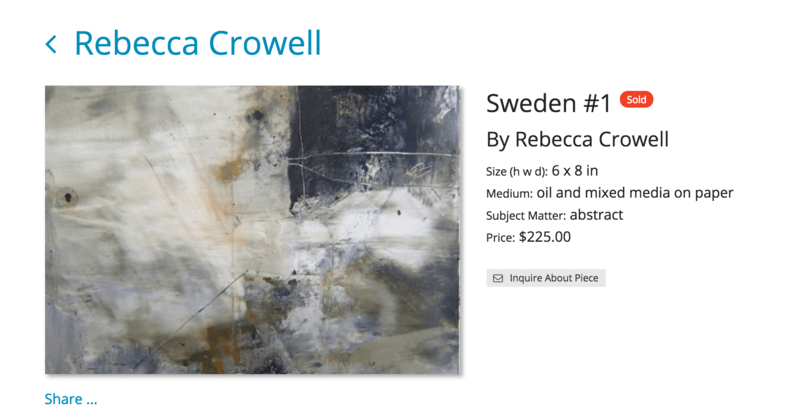 Как извлечь выгоду из архива произведений искусства, как Ребекка Кроуэлл