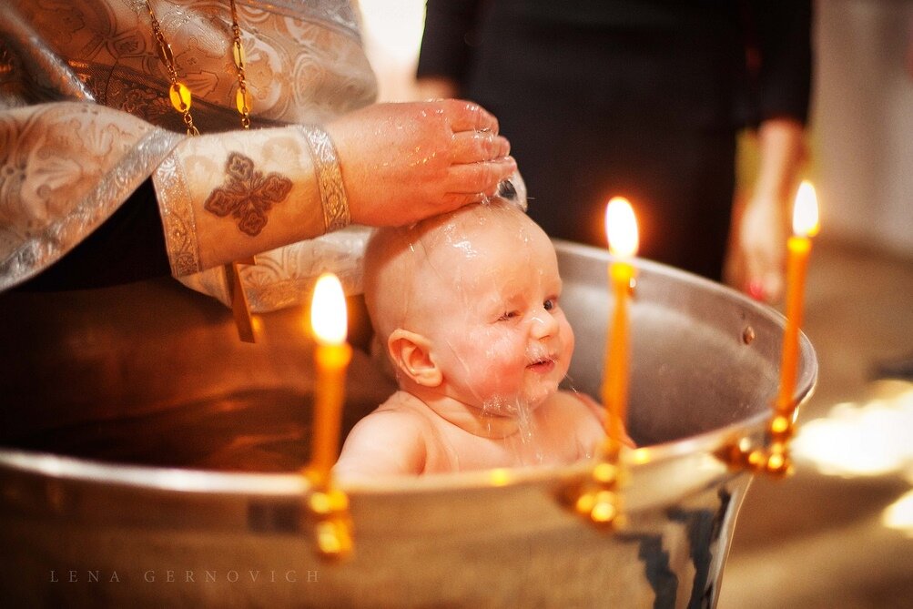 Фото крещение младенца