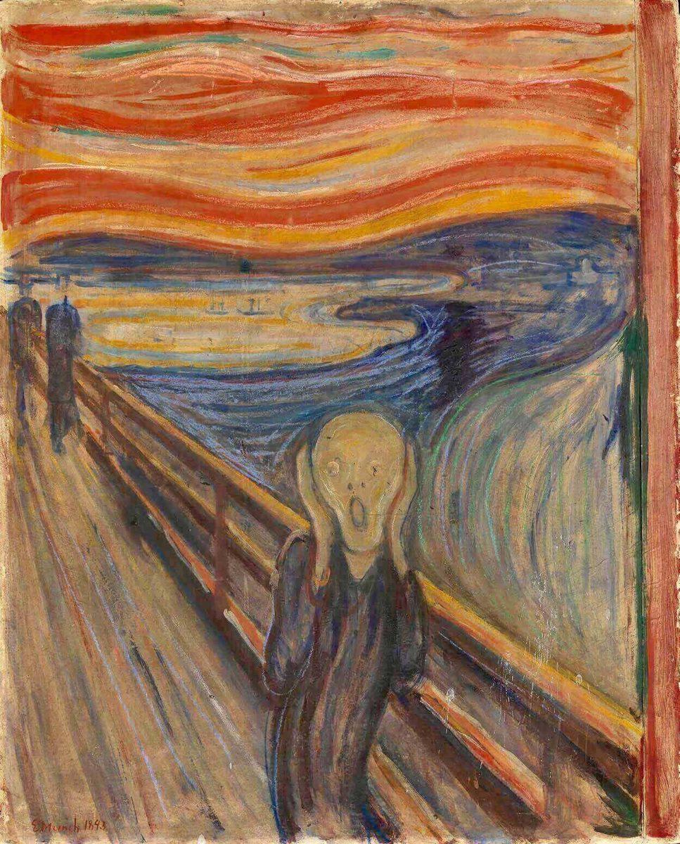 "Tiếng thét" của Munch. Về bức ảnh cảm động nhất thế giới