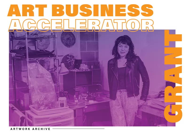 Объявление о предоставлении гранта Art Business Accelerator от Artwork Archive