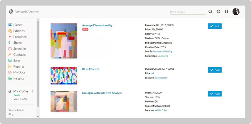 Поздоровайтесь с новым публичным профилем Artwork Archive