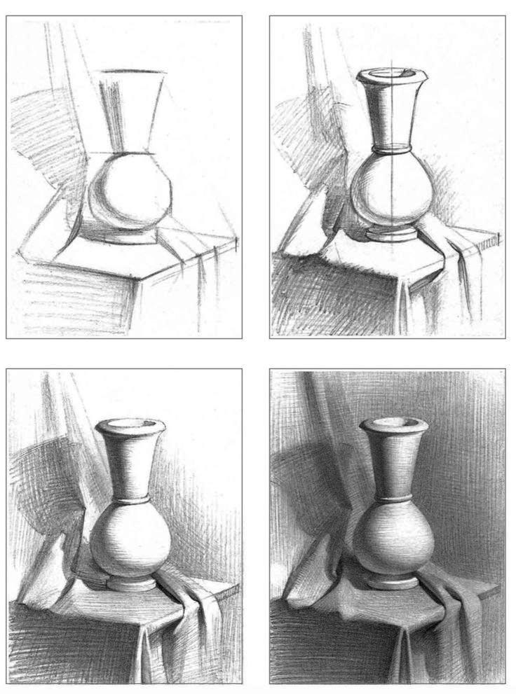 Графический рисунок карандашом 1 класс