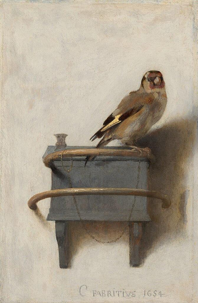 "The Goldfinch" ໂດຍ Fabricius: ຮູບພາບຂອງ genius ລືມ