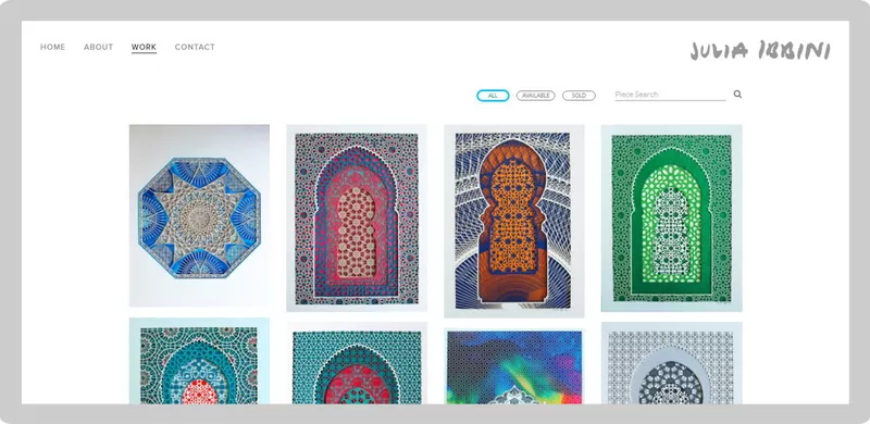 Создание лучшего онлайн-портфолио для вашего искусства
