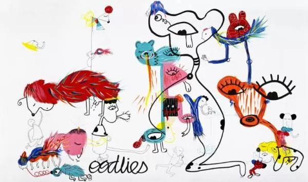 Удивительно дурацкий мир художника Oodlies