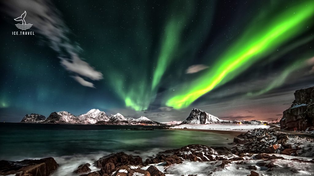 Удивительное северное сияние ИСЛАНДИЯ (Aurora Borealis) &#8212; Удивительное северное сияние Исландия 4K