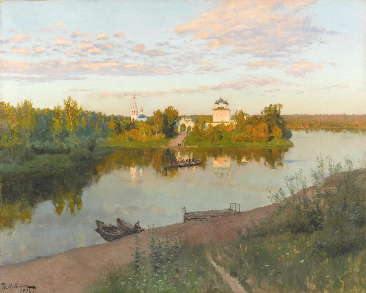 "Evening bells" by Levitan. Solitude, sound and mood