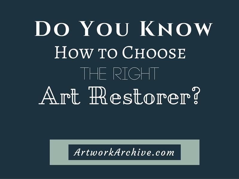 Знаете ли вы, как правильно выбрать реставратора произведений искусства?