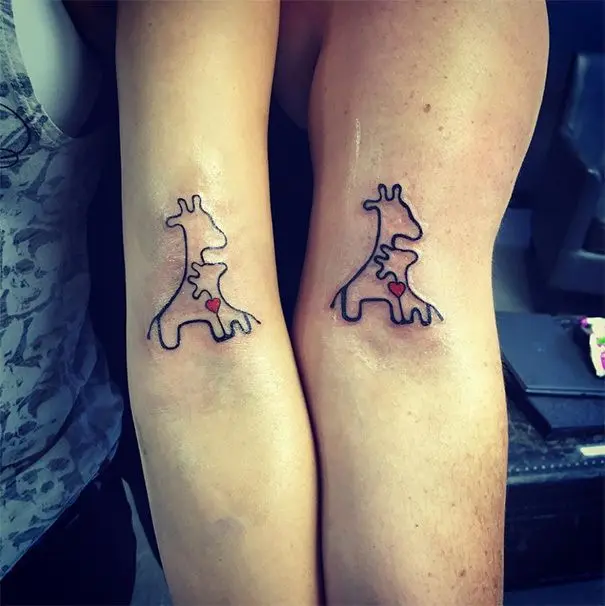 100+ Smaointe Tattoo Máthair Adorable Iníon Chun Do Grá a ..., image size:605x606