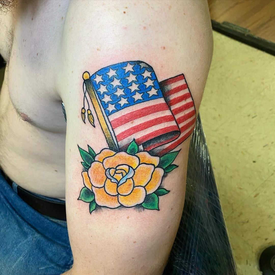 30 meilleures id es de conception de tatouage de drapeau am ricain