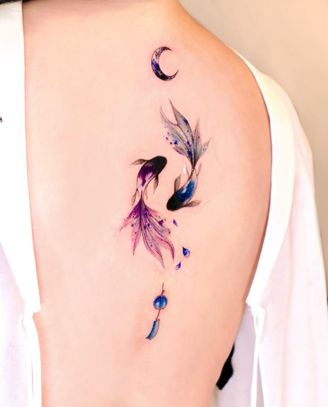 30+ символов татуировки психического здоровья и идей для мужчин и женщин (точка с запятой, феникс, бабочка, лотос, рыба кои)
