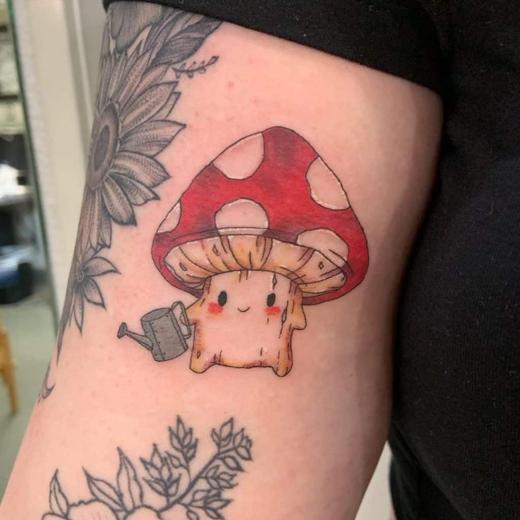 30+ удивительных идей дизайна татуировки грибов (и что они означают)