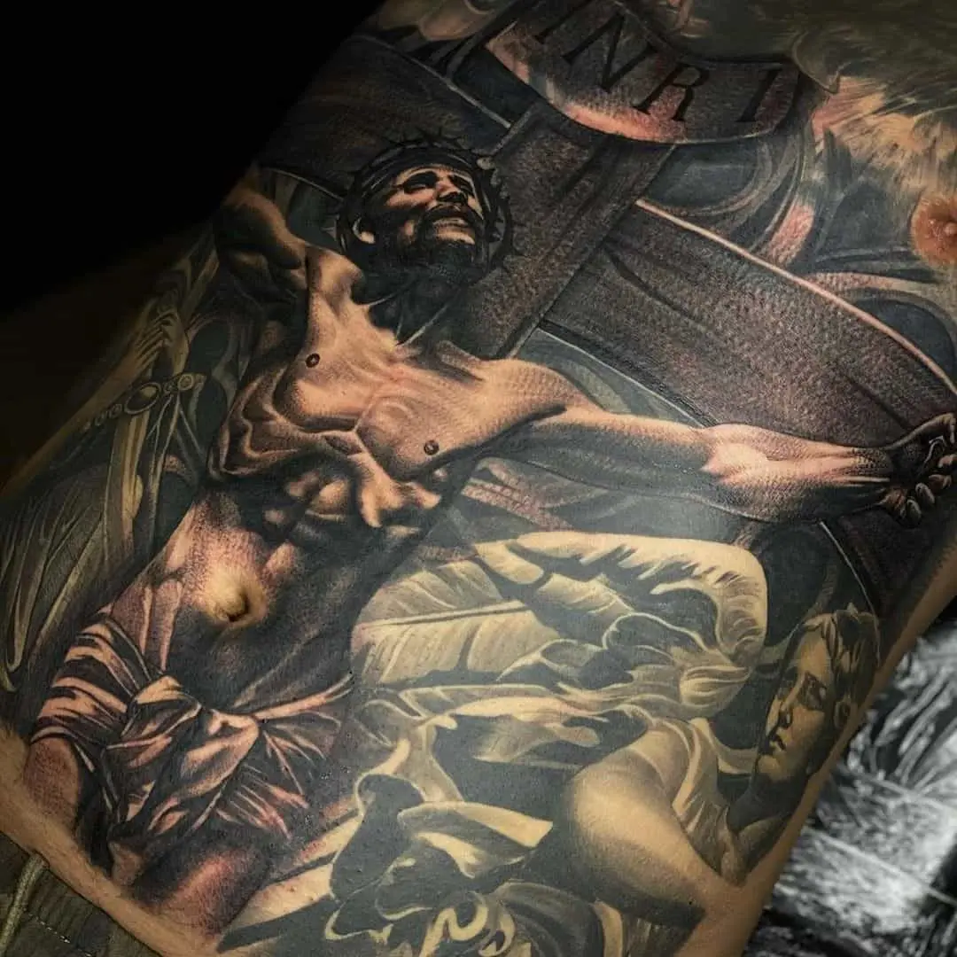 40+ Smaointe Dearaidh Cross Tattoo: Chun Do Chreideamh a ..., image size:1080x1080