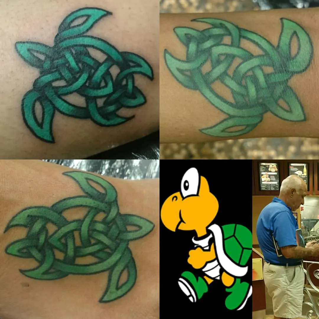 50+ Best Turtle Tattoo Designs (Tortoise Body Art Symbols) Tatto