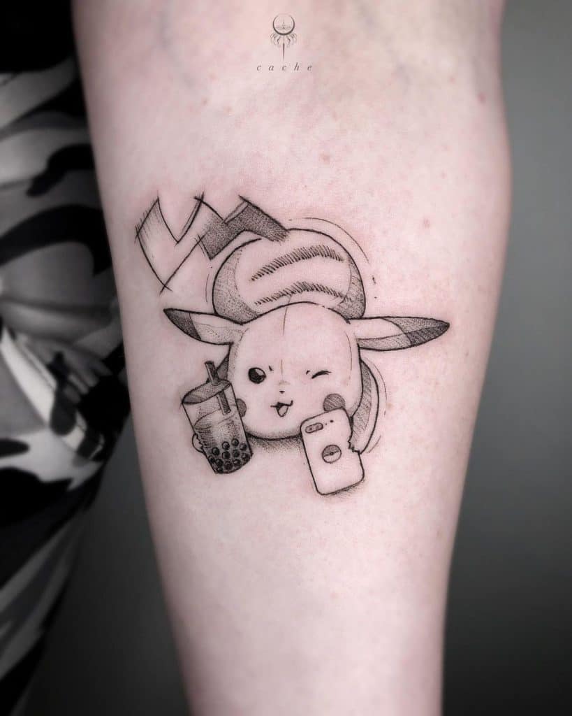 Oltre 50 migliori disegni di tatuaggi Pokemon con significati