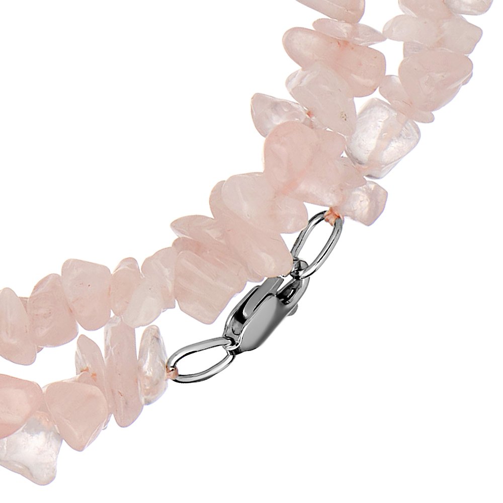 Rose quartz beads