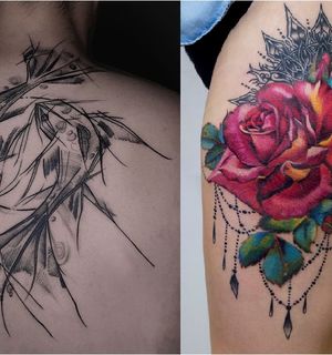 Způsobují barevné tetování větší škody než černobílé?