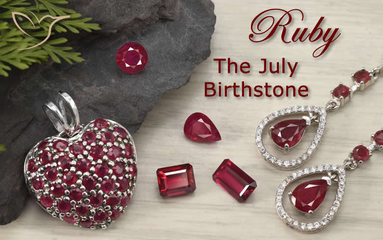 Роден камен во јули - скапоцен камен од рубин за јули -