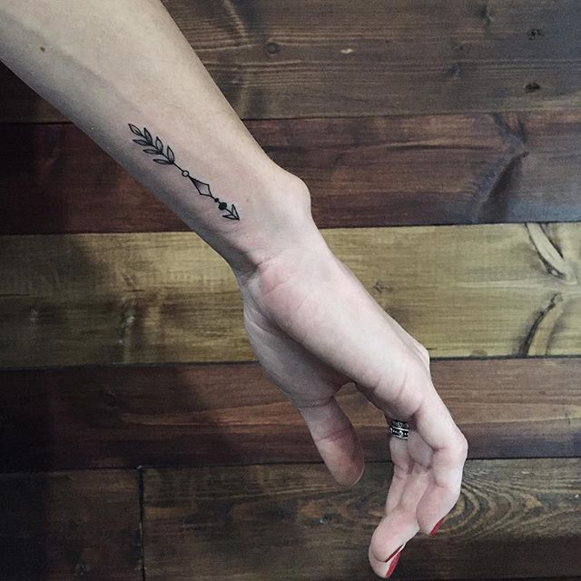 Крутые, простые татуировки на предплечье для мужчин