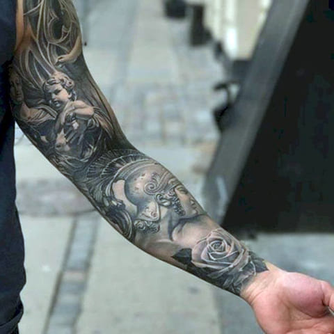 lengan tato keren untuk cowok