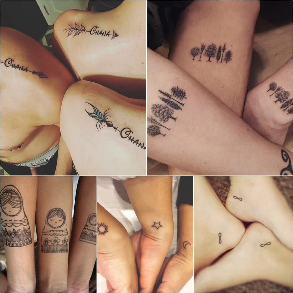 δροσερά τατουάζ φίλων