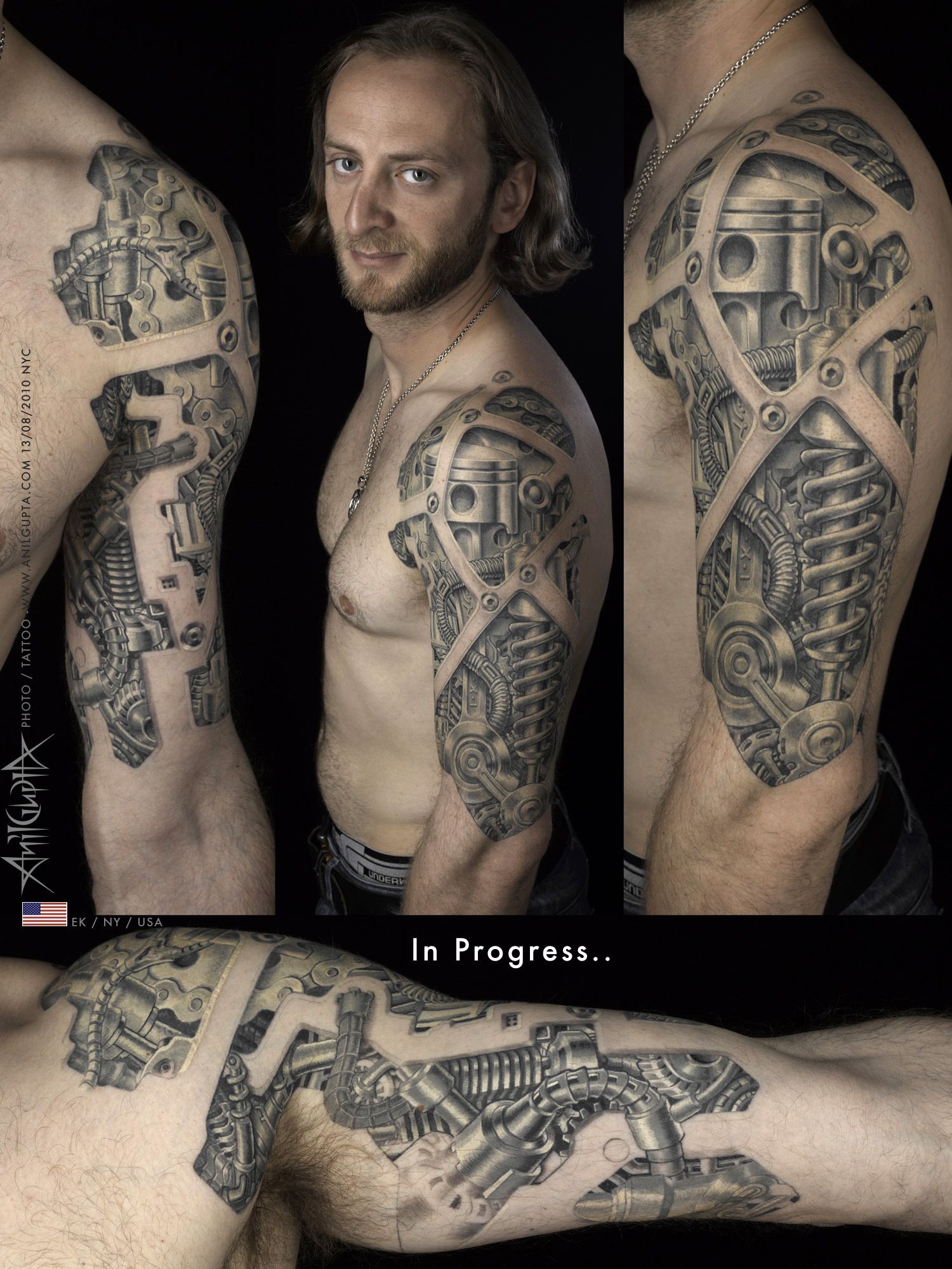 Татуировки для мужчин механика