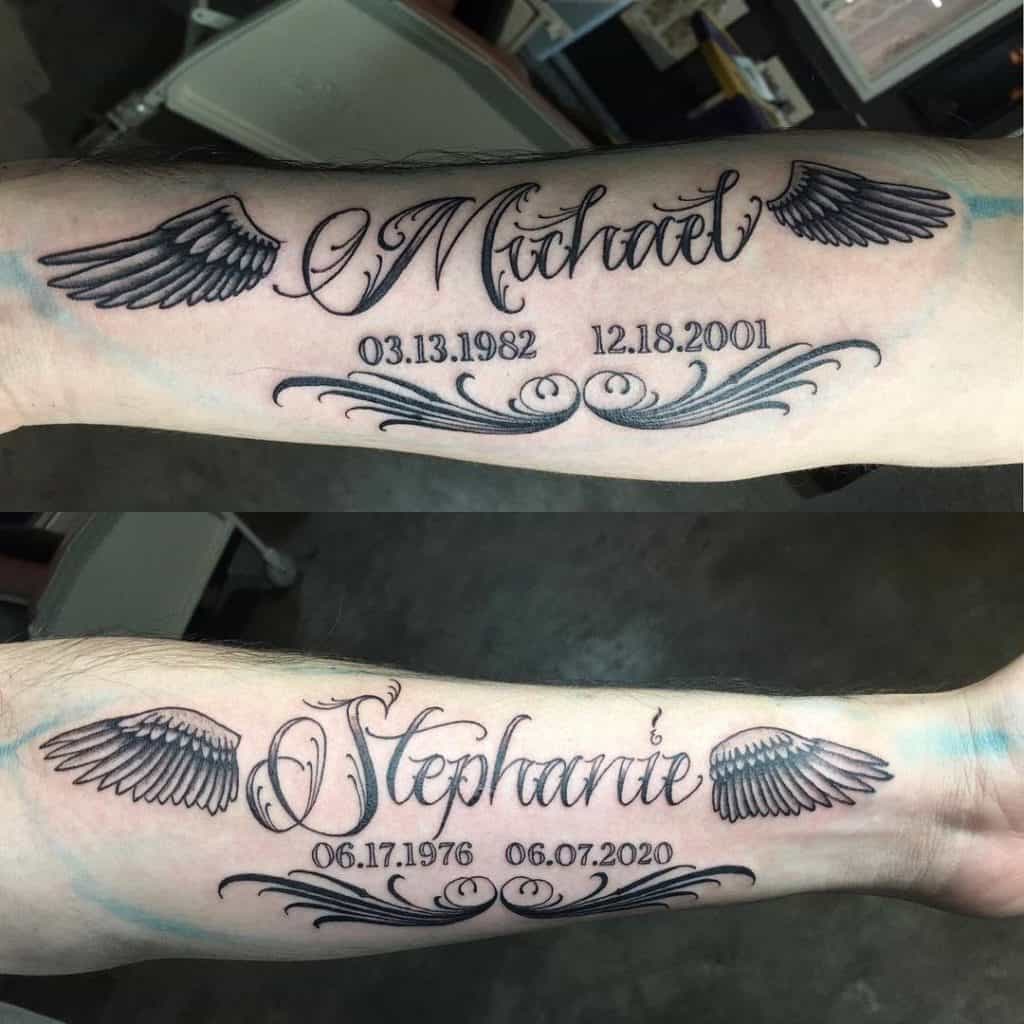 Memorial Tattoos - Design Ideas in Memory of a Loved One.