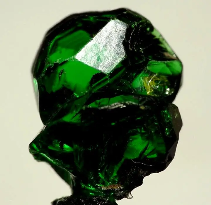 The mineral tsavorite