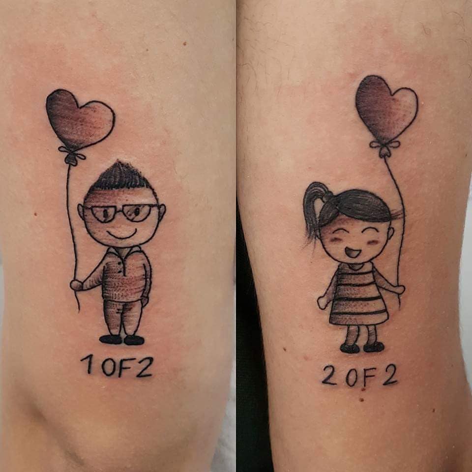 Смешные Татуировки для брата и сестры