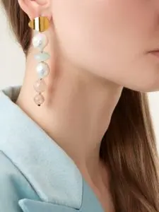 Серьги с барочным жемчугом