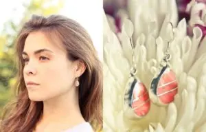 Серьги с кораллом — красота из морских пучин