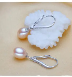 Серебряные серьги с жемчугом