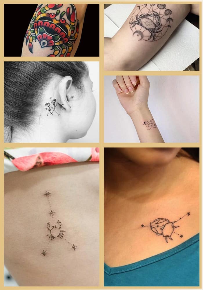 Tatuaj cu semn de cancer de sân