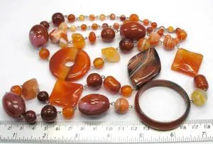 Украшения из сердолика