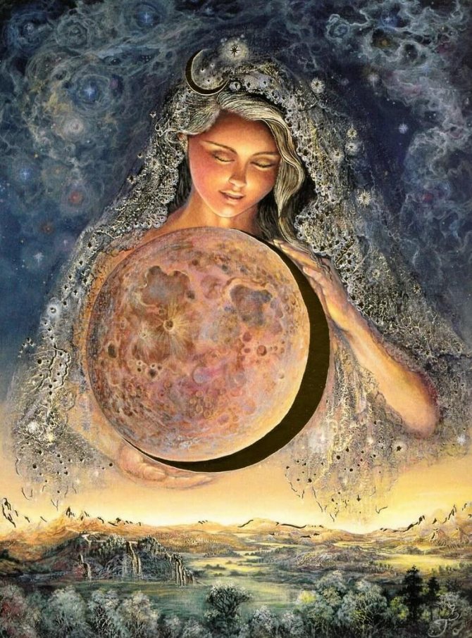 Vai jūs zināt, kā veikt rituālu par godu mēness dievietei?