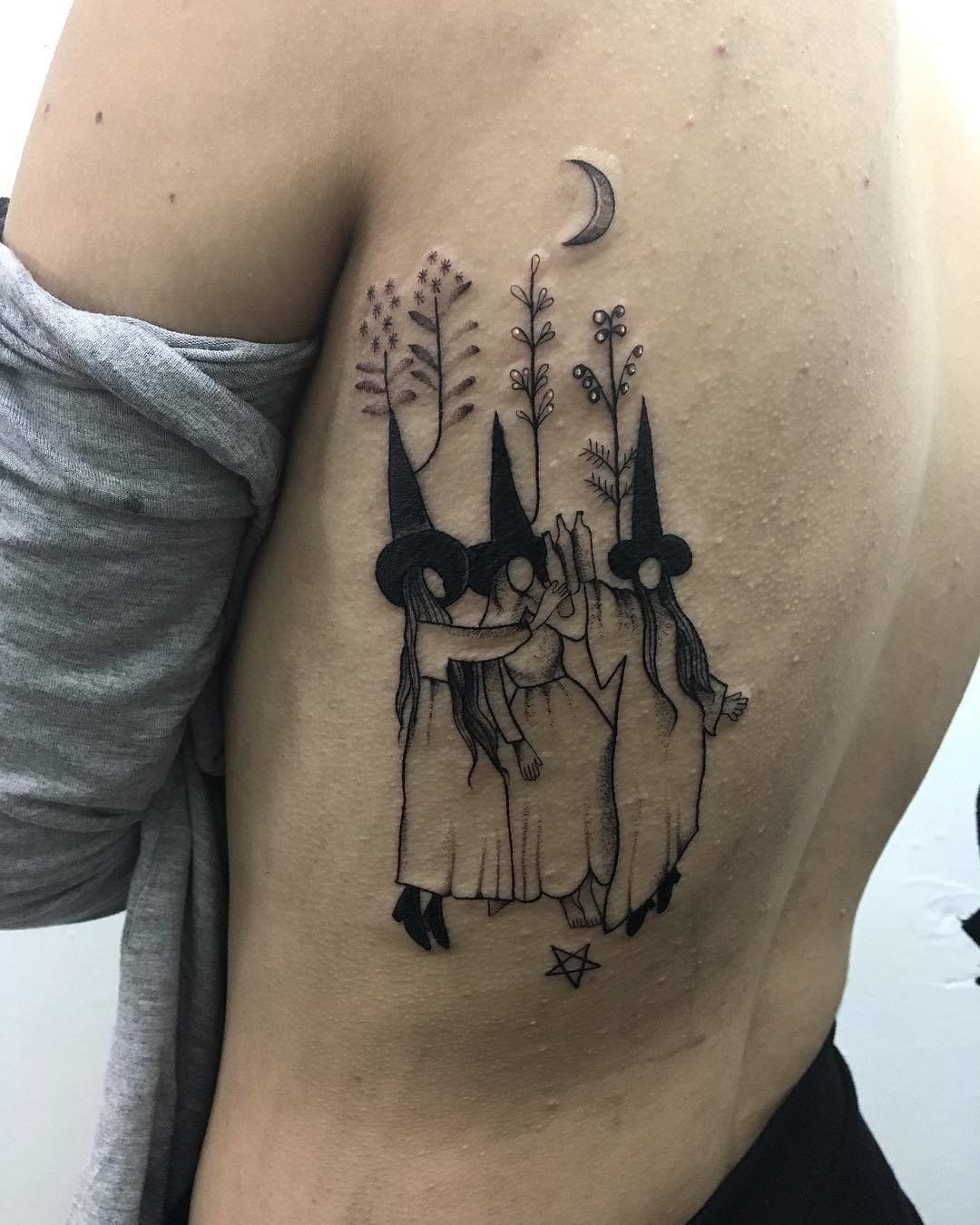 Pilia ang Disenyo sa Imahe nga Hingpit nga Witchy Tattoo