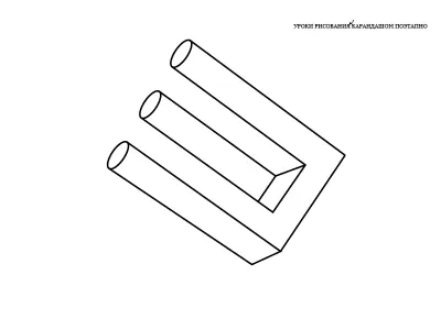 Как нарисовать 3 д рисунок на бумаге карандашом для начинающих