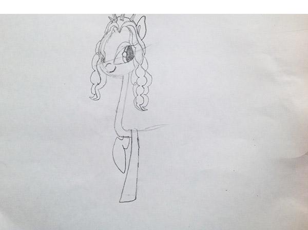 Как нарисовать Адажио Даззл в виде пони