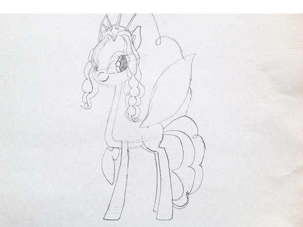 Как нарисовать Адажио Даззл в виде пони